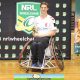 Jack Brown with his Man of the Match Award for the 1st Test v Australia's Wheelaroos (Photo : Steve Montgomery / wrla