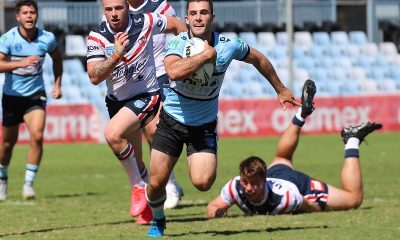 Angus Ernst Cronulla-Sutherland Sharks (Photo : Steve Montgomery)