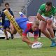 Kodi Crothers dives in the corner for an exciting try in Round 6 of the NSWRL SG Ball Cup against the Canberra Raiders