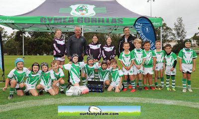 Sutherland Shire Council Mayor Carmelo Pesce re opens the Gymea Gorilla's Footy Oval Corea Oval after $640,000 Upgrade (Photo : Steve Montgomery)