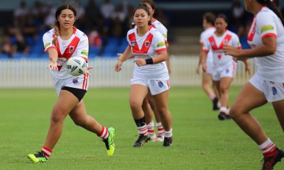 St. George Dragons go into attack again in round 5 of the NSWRL Tarsha Gale Cup (Photo's : Steve Montgomery)
