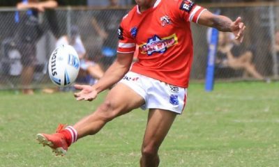Warilla-Lake South's Tyrone Roberts in action for the Steelers. Photo: ALLAN BARRY