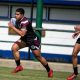 Oola Faagutu ruuning the footy for Marsden SHS in the Schoolboy Cup Clash on Wednesday (Photo : Marsden SHS)