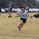 Lynda Howarth was solid again in defense runs the ball forward for the Sharks (Photo : Steve Montgomery)