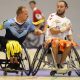NSW v England 2019 Wheelchair Rugby League Kicks off (Photo : Steve Montgomery)
