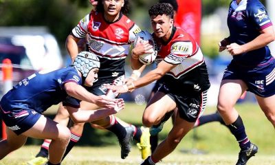 Aaron Payne Cup; Kirwan State High School and Mackay State High. Kirwan's Tyreece Woods