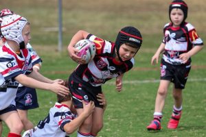 Wests Arana Hills took on Brighton Roosters at Saturday's gala day Photo: Cameron Stallard/QRL)