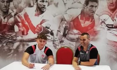 Teenager Eliot Peposhi, whose father Arbian played for Albania against the GB Student Pioneers in Tirana last year, has signed professional forms for St Helens