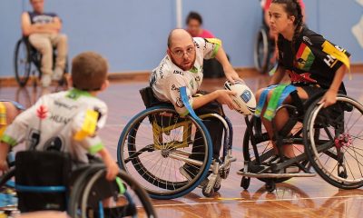 Ralph Hasna passes the footy in last years NSWWRL Teir 1 Grand Final (Photo : Steve Montgomery)