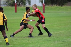 Endeavour SHS v Bass HS Under 14s in action on Endeavour's Field of Dreams (Photo : Steve Montgomery)
