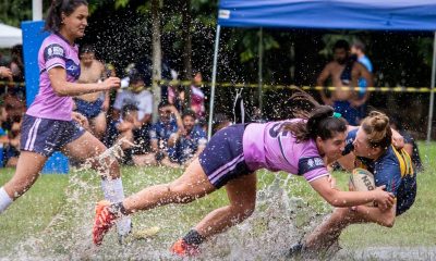 Brazilian Rugby League Women’s Premiership semi-finals were played in wet conditions (Photo : ruasmidia)