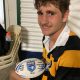 Pic: Harry Reid and his game ball after a triple try treat at Armidale today