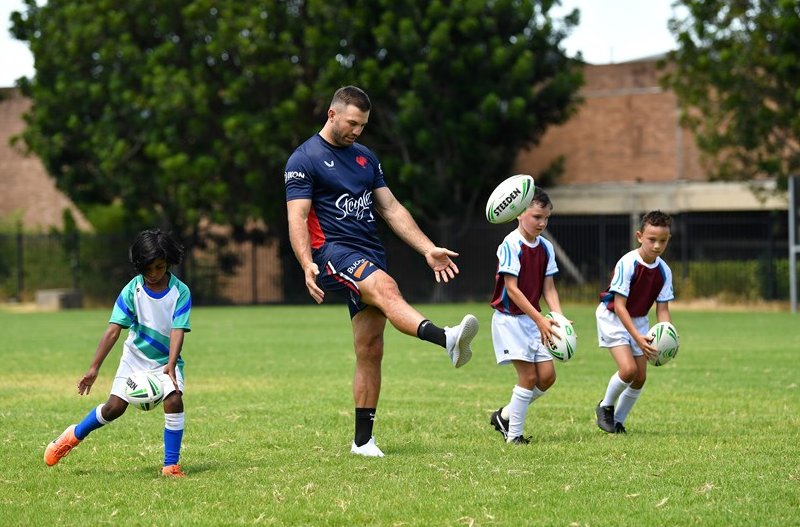 Roosters international James Tedesco is encouraging junior players to have a go in 2021. (Photo : Gregg Porteous/NRL Photos)