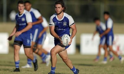 Bulldogs SG Ball Khaled Rajab in action a few weeks ago in a trial match (Photo : Bryden Sharp bsphoto/com.au)