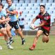 North Sydney Bears Mattys Cup Halfback looking for support in round 3 v Sharks at Shark Park (Photo : Steve Montgomery)
