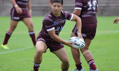 Manly Seaeagle's SG Ball Cup Captain Gordon Kum Tong in action