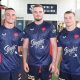 SG Ball Players Thomas Deakin, Zac Montgomery and Josh Bevan trained with the Roosters' NRL squad before Christmas