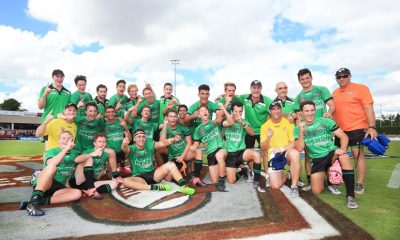 The winning Townsville Blackhawks team in 2016. Photo: QRL