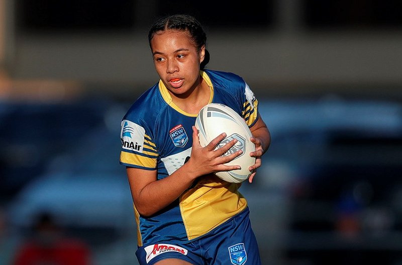 The Parramatta Eels Tarsha Gale girls fought back for their first win of the season in Round Five
