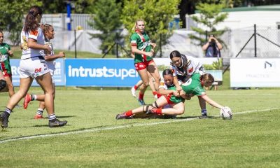 Emma Barnes scores for the seagulls
