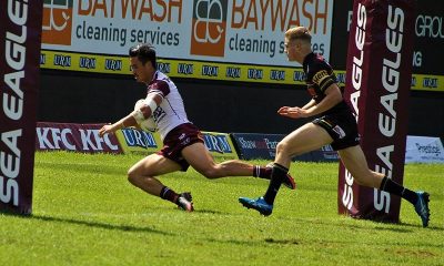Kaeo Weekes scored two tries in the win (Photo : Jordon Ovington Photography)