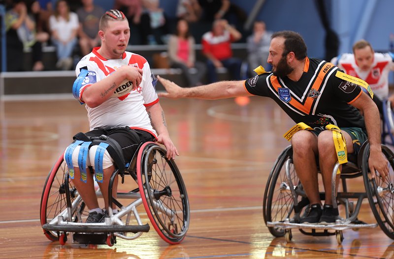 Action from last years NSWWRL Grand Finals (Photo : Steve MOntgomery)