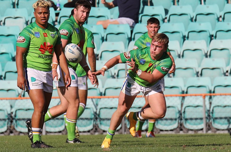 Canberra Raiders won a tough game to play in the 2021 SG Ball Cup Grand Final against a slick Illawarra Steelers (Photo : Steve Montgomery)