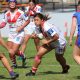 The Sydney Indigenous Academy Roosters get it on with the St. George Dragons in the 2021 Tarsha Gale Cup Grand Final (Photo : Steve Montgomery)