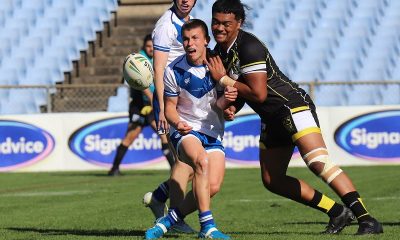 St. Dominics College held Bass scoreless in their Round 1 clash of the Schoolboy Cup at the Belmore Sports Ground (Photo : Steve Montgomery)