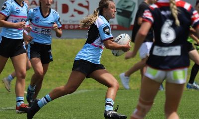 NSWRL City winger Andie Robinson in action in this years NSWRL Tarsha Gale Cup (Photo : Steve Montgomery)