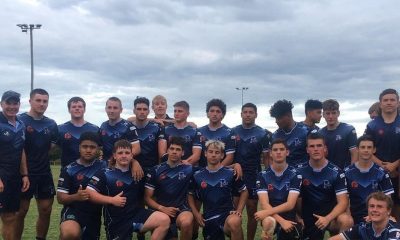 Redcliffe SHS celebrate winning the semi-final