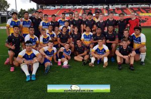 Patrician Brothers, blacktown & Endeavour SHS after their Round 1 battle at Panthers Stadium (Photo : Steve Montgomery)