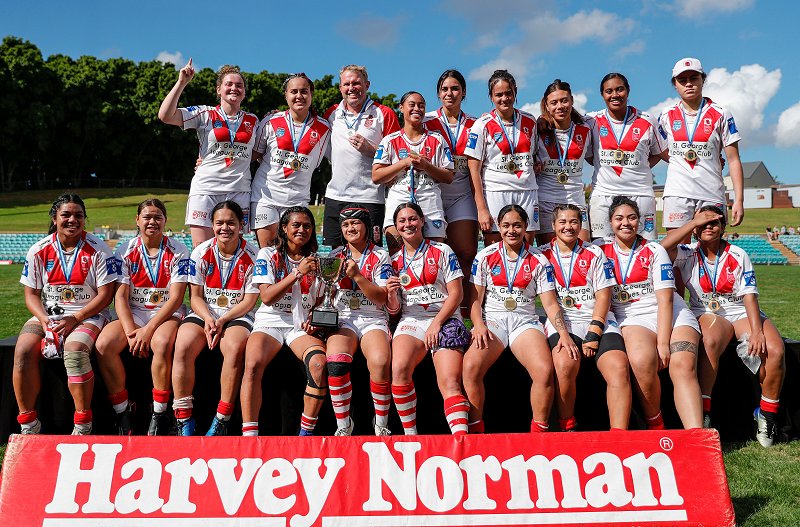 The St. George Dragons are the 2021 Tarsha Gale Cup Champions (Photo : Bryden Sharp bsphotos.com.au)