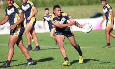 Westfields SHS come from 18 - 0 at half time to beat The Hills SHS (Photo : Steve Montgomery)