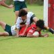 Endeavour SHS's Willaim Leha was the 1st to score in today's Buckley Shield (Photo : Steve Montgomery)