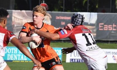 Easts player Zack Lamont Meninga Cup under 18 club rugby league match between home team Brisbane Tigers and Redcliffe. Saturday March 27, 2021 (Photo : John Gass)