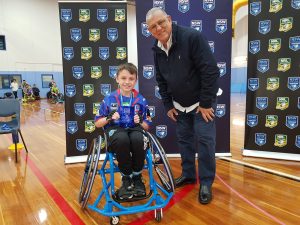 The 'Spirit of the Game' trophy was presented to Daniel Friedrich for his outstanding effort, discipline, teamwork and positivity (Photo : Steve Montgomery).