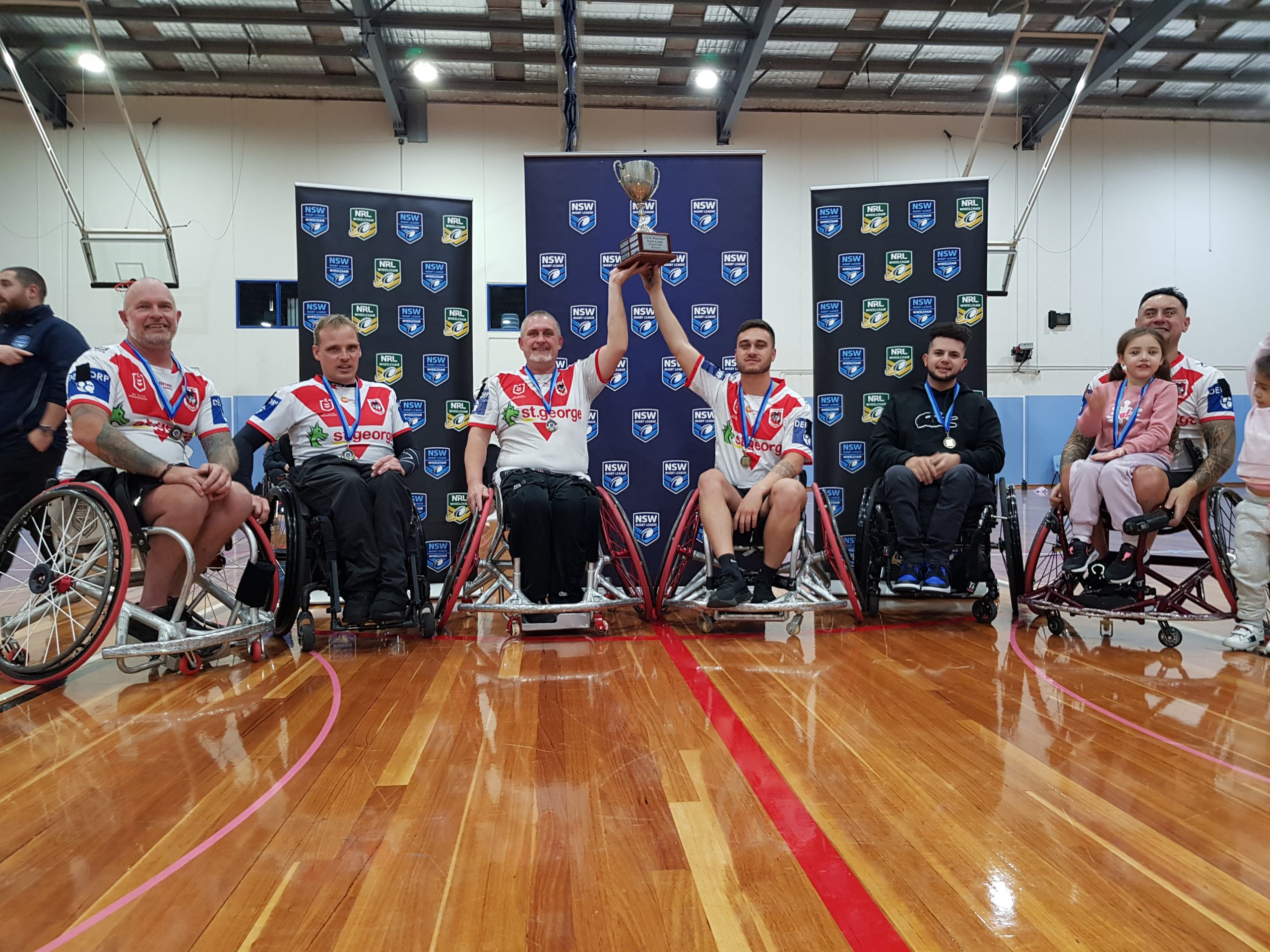 St George Illawarra Dragons have claimed their fourth consecutive NSW Cup title in NSW Wheelchair Rugby League (Photo : Steve Montgomery)