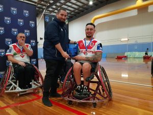 Dragons’ Eddie Morgan was awarded the Jeremy Doyle Award following a flawless performance (Photo : Steve Montgomery)