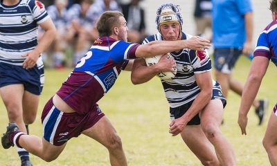 Darcy Carswell of St Mary’s College against Wavell SHS. Picture: Kevin Farmer