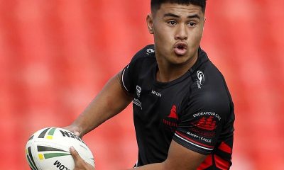 Iverson Matai Endeavour SHS & Cronulla Sharks) is playing in the NSW CHS Open side