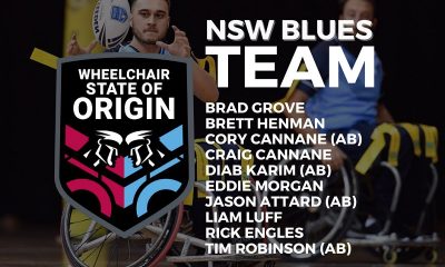NSW Blues Wheelchair Rugby League State of Origin team announced