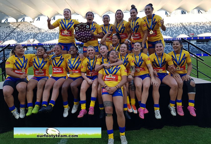 City open Women win the 2021 Harvey Norman Country v City game at Bankwest Stadium (Photo : Steve Montgomery)