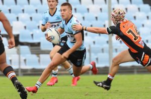 Chevy Stewart 2021 Cronulla Sharks Coaches Award Winner (Photo : Steve Montgomery)