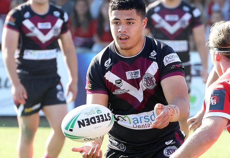 Marsden SHS captain Chris Faagutu. Picture: Liam Kidston.