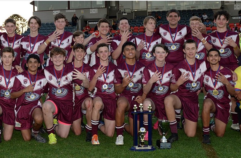 Under 16 Boys premiers Dalby Devils. Photo: JD Sporting Photography