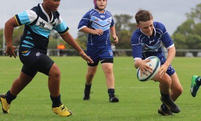 Sonny Herdegen goes over for a try. Picture: Herdo Photography