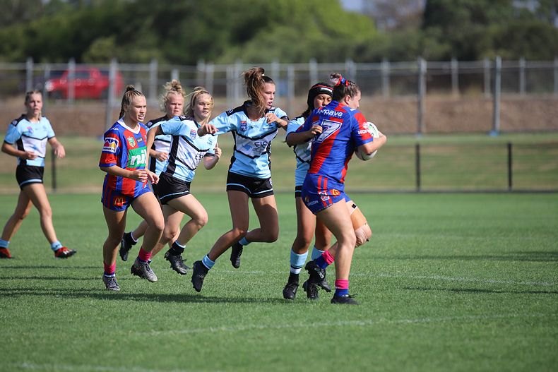 2020 Tarsha Gale Cup Trial Knights v Sharks