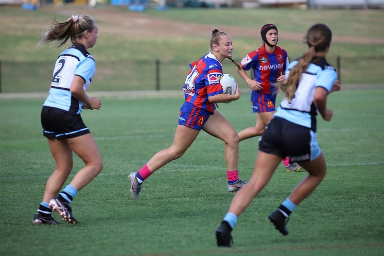 2020 Tarsha Gale Cup Trial Knights v Sharks