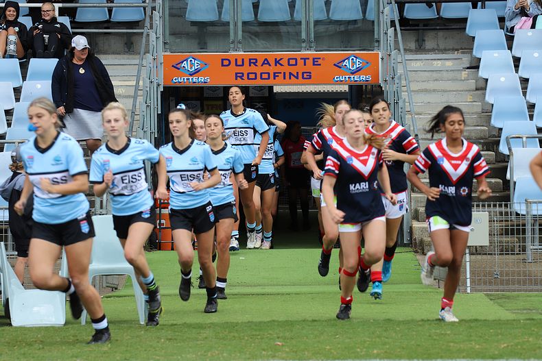2020 Tarsha Gale Cup – Rnd 6 – Sharks v Roosters (1st Half)